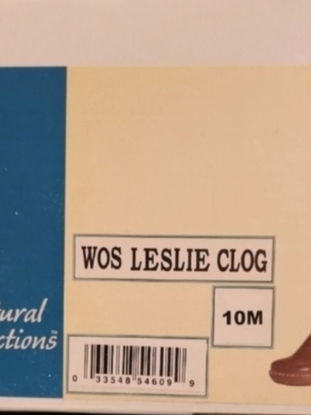 Natural Reflections Dark Brown Leather Slip-On Clogs - Picture 2 of 2